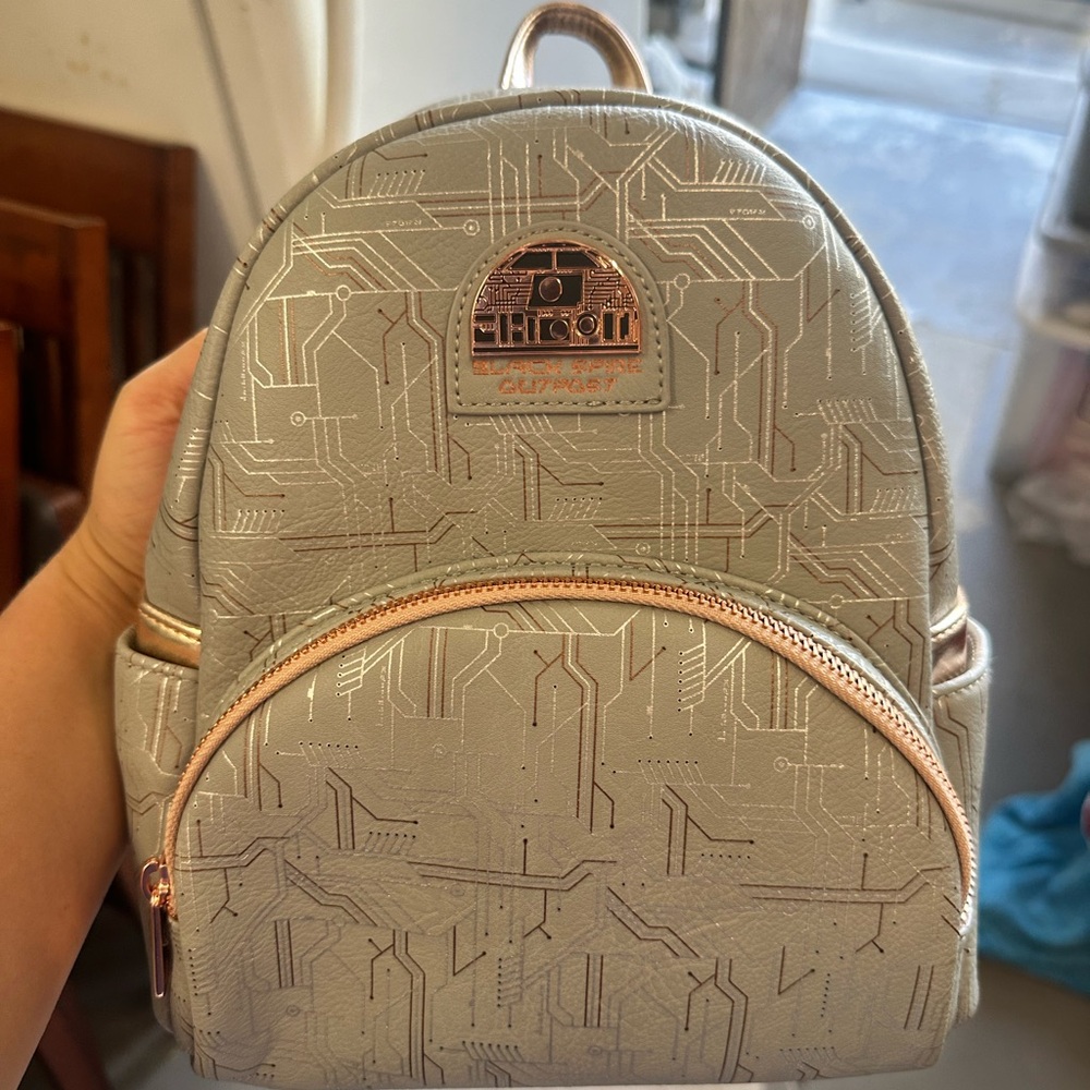 Disney Loungefly Star Wars Galaxy's Edge Black Spire Outpost Backpack NWOT